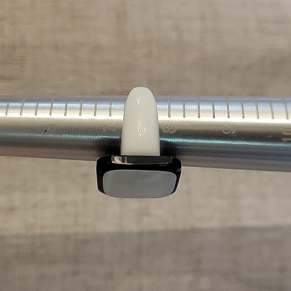 OPAL SHIMMER SQUARE ACRYLIC RING - Picture 7 of 7